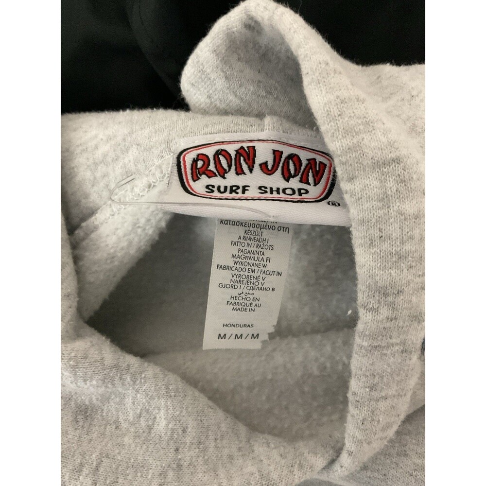 Ron Jon Surf Shop Orange Beach Hoodie Men’s Medium Grey - Picture 3 of 7